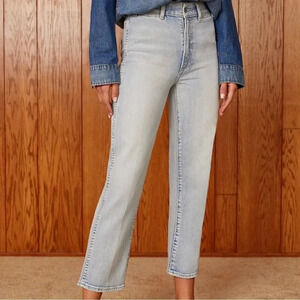 Aritzia Denim Forum Francoise High Rise Straight jeans